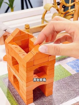 和孩子一起盖一栋属于自己的大房子吧#盖房子玩具 #手工diy #diy小屋