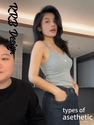 经典百搭带胸垫吊带!!! #显瘦穿搭 #显瘦 #吊带背心 #小众设计感 #梁夜
