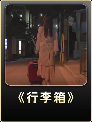 深夜男人下班回家遇到个拖皮箱的诡异女人#恐怖电影 #恐怖 #怪谈