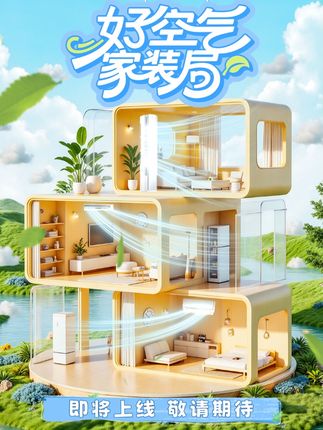 AI焕新空气,生活自在呼吸。 《好空气家装局》正式定档🎉 9月22日起,中午12:00准点入局! #好空气家装局