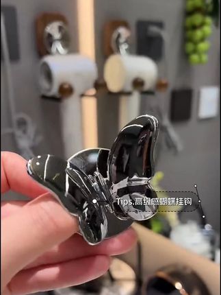 锌合金创意装饰挂钩强力黏胶墙壁浴室卫生间门后无痕免打孔粘衣钩#挂钩 #免打孔挂钩 #无痕挂钩 #装饰挂钩 #挂钩妙用