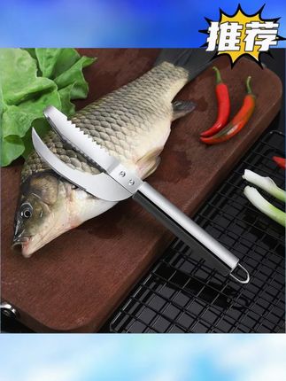 木森推荐多功能鱼肚刀 不锈钢去鳞刨 肚切花 一刀快速搞定#木森推荐 #木森大舞台 #多功能鱼刀 #刨鱼鳞神器 #刨鱼刀