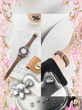 #华为 gt5 表带 #真皮表带 #watch5 表带 #小香风表带 #女款腕带 适用华为 gt5 表带女款 gt4/3 小香风真皮表带 watch5/4/3pro 腕带高级