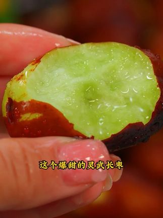 S脆甜多汁的宁夏#灵武长枣 你吃过吗?纯甜无酸#口感特别好 一定要给家里人安排尝尝#枣子 #新鲜应季水果