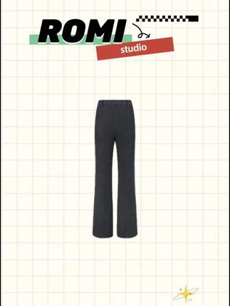 ROMI STUDIO“率性自我”100%棉微喇西装牛仔裤#微喇裤 #牛仔裤 #入秋高级感穿搭攻略 #百搭神裤 #romi上新