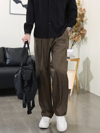 一条简单的垂感休闲西裤 你值得拥有#垂感休闲西裤 #简约高级感穿搭 #早秋穿搭 #直筒裤