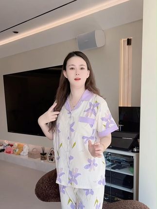 买给妈妈又回购!她说耐穿又舒服 #嘉仕欣之美#睡衣家居服#源头工厂#面料柔软舒适