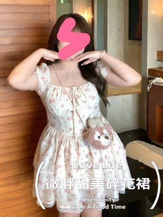 真的很好穿呀 #微胖穿搭 #显瘦穿搭 #谁穿谁好看系列 #夏季新款 #连衣裙