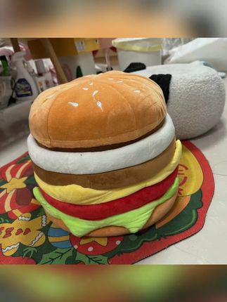 汉堡收纳筐卡通可爱带盖收纳盒汉堡包零食筐杂物收纳篮六一礼物#汉堡收纳筐 #可爱收纳盒 #杂物收纳篮 #零食筐 #六一礼物