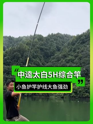#太白钓竿 小鱼有手感,大鱼顶得住,直播间有福利#太白5H #太白钓竿 #钓鱼人就是这么疯狂