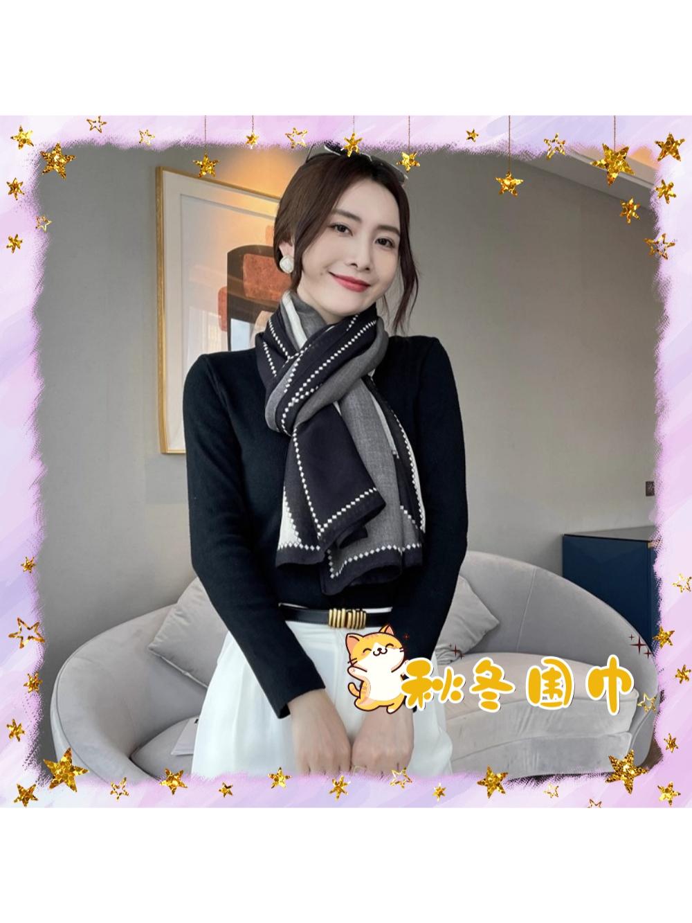 围巾女冬季薄款简约高级感。围巾女冬季薄款简约高级感2025新款棉麻围脖今年流行丝巾披肩两用#围巾秋冬 #围巾女 #百搭围巾 #简约围巾 #围脖