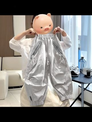 这个柔软的早秋款开学就可以穿!我儿子喜欢得不得了!上身可洋气了! #拉链口袋 #高品质童装 #百搭神裤 #裤子穿搭 #潮童必备