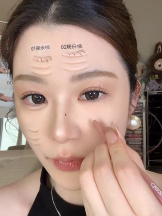 一笔搞定妈生粉蚕卧蚕!!这下再也不会找不准位置了~#卧蚕#平价彩妆 #双头卧蚕笔 #美妆好物#季节会变爱意永恒