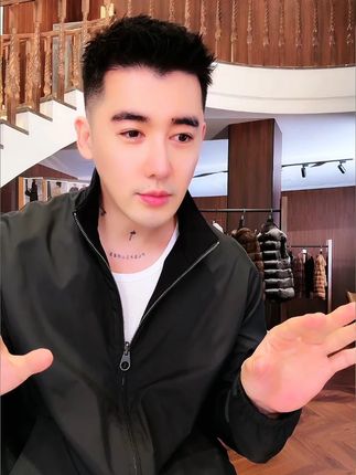 杨圣坤2025新品男士绵羊毛混纺美式休闲时尚立领夹克外套 #品质男装 #高端品质