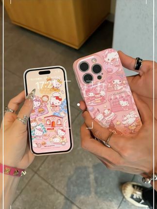 ☻ 🌈 Surprise ❤︎ Kitty当了厨师👩🏻🍳做了好多好多甜品耶🧁#爱了爱了 #这个手机壳真的长在我心巴上了 #这也太好看了 #阔爱炸了 #手机壳