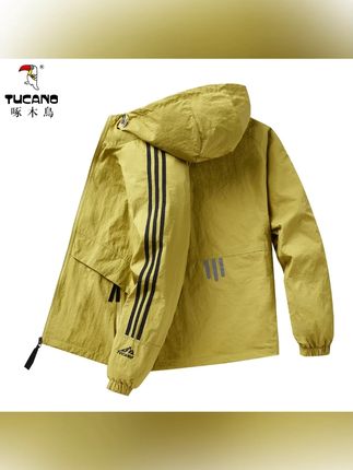 TUCANO/啄木鳥秋冬季连帽夹克薄款外套男士户外加绒运动冲锋衣女1#秋冬冲锋衣 #TUCANO品牌 #连帽夹克 #户外服装 #加绒运动衣