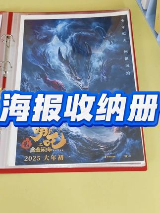 深夜 EMO 救星!翻收纳册,海报把你拽回快乐星球 #海报收纳册