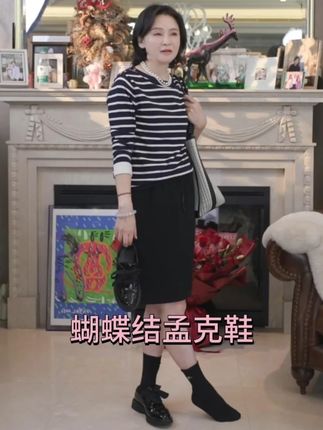 我是摩羯 蝴蝶结孟克鞋 牛漆皮羊皮英伦风绑带布洛克激光雕花鞋#百搭鞋子 #专柜品质 #舒适好穿不累脚 #秀气显脚小 #三妈的穿搭