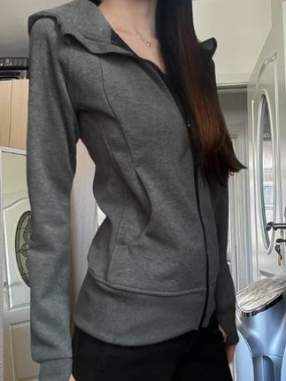 卫衣外套女春秋款上衣开春穿搭2025春季新款女装短款三季可穿运动