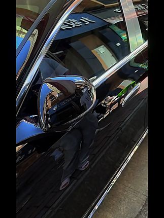 适用奔驰E300LGLC300LC260LS450L改装后视镜防撞饰条汽车用品配件#汽车用品配件 #防撞饰条 #奔驰