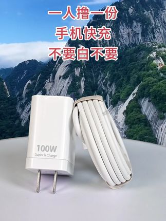 来来来!快快!快薅这个100w充电器 一个账号只能领一次! #充电器#超便宜超划算#爆款热卖中#快充#新人福利