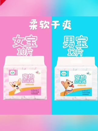 郝邵文推荐 狗狗生理裤母狗尿不湿宠物一次性安全生理防公狗骚扰裤+试用1片 #狗狗生理裤 #宠物尿不湿 #母狗生理裤 #一次性宠物裤 #防骚扰狗裤
