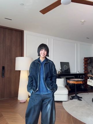 #整个时尚圈都在等入chil#跟电子闺蜜晒红人秋日穿搭#琥珀流光风外套太适合秋天了#早秋秀场抄作业告别路人感