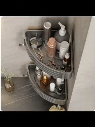 优勤卫生间三角置物架加高免打孔壁挂浴室厕所洗澡间转角收纳架子#卫生间收纳 #三角置物架 #免打孔 #浴室好物 #家居用品