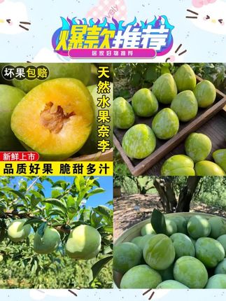 正宗农家奈李#奈李 #原产地 ##李子 #超便宜超划算 #油奈李