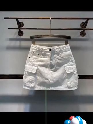 御姐气质工装黑色牛仔裙女装夏季新款时尚收腰短袖连衣裙a字短裙 #牛仔裙 #御姐
