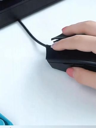 #鼠标 Lenovo联想来酷MS112有线游戏鼠标台式电脑笔记本通用按键静音#静音鼠标 #有线鼠标 #电脑鼠标 #笔记本鼠标