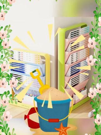 #书架 #书本收纳 #桌边架 #文具整理 #学生用品 橱明星立体书架课本收纳架学生书本杂志收纳置物架教室桌边文具架