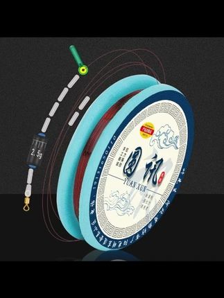 拍1发16卷手工精绑成品线组优质耐磨原丝线双芯漂座线组 #线组  #钓鱼  #渔具用品