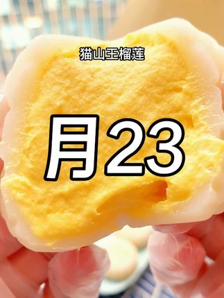 到底是谁发明的榴莲冰皮啊 这么好吃的吗??好吃到跟开玩笑似得吃#猫山王榴莲#榴莲冰皮月饼#中秋送礼#糯叽叽