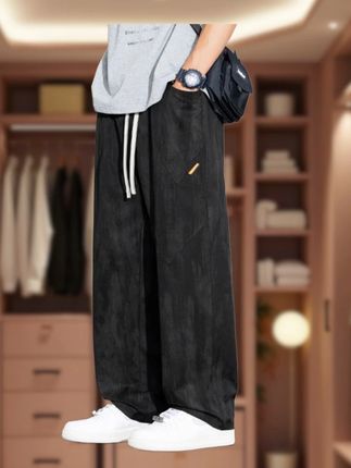#休闲裤 #复古休闲裤 #凉感休闲裤 #宽松休闲裤 #大码休闲裤