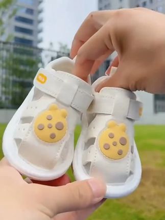 【叫叫鞋】炜俊亿足学步鞋男女童宝宝凉鞋夏婴幼儿软底防滑耐磨机能凉鞋#时尚童鞋 #宝宝鞋子学步鞋
