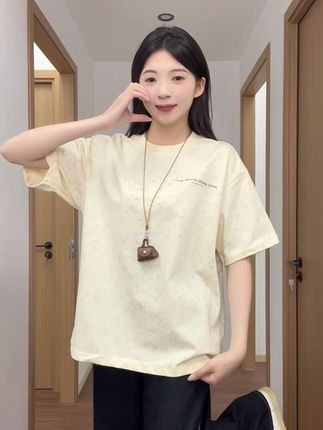 适合夏天搭配的正肩上衣!版型显瘦好看不挑人穿! #百搭T恤 #微胖穿搭 #夏天穿出红人搭配高级感