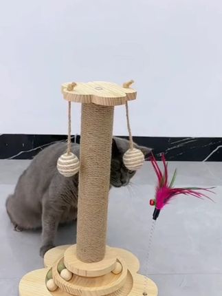 猫抓柱猫爬架三合一不生虫多功能猫抓板耐磨防抓沙发解闷自嗨猫抓