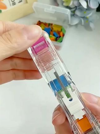 透明ins风推夹器文件资料整理夹试卷装订夹创意便携式零食封口夹 #自用好物推荐 #平价好物推荐 #日常分享 #日常推荐