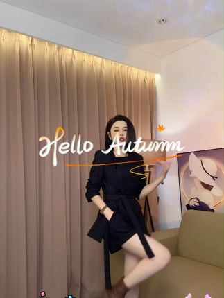 高级感时尚气质3256职业套装女春秋季新款洋气系带西服外套阔 #秋季新款 #职业西装外套 #气质穿搭 #高级感女装 #ootd穿搭
