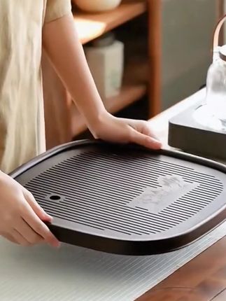 唐丰茶盘家用轻奢现代小型沥水茶台功夫茶海两人用简约干泡台托盘 唐丰茶盘家用轻奢现代小型沥水茶台功夫茶海两人用简约干泡台托盘#好物推荐🔥 #茶文化 #生活好物分享 #喝茶养生 #在抖音入手的好东西