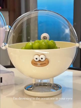 翻盖水果盘家用客厅茶几新款创意果盘糖果盘子前台零食摆放盘#翻盖水果盘 #创意果盘 #零食摆放盘