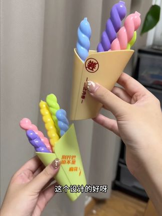 超可爱的麻花封口夹!再也不用担心零食吃不完啦! #封口夹 #零食封口夹 #冰箱贴封口夹 #冰箱贴 #实用好物