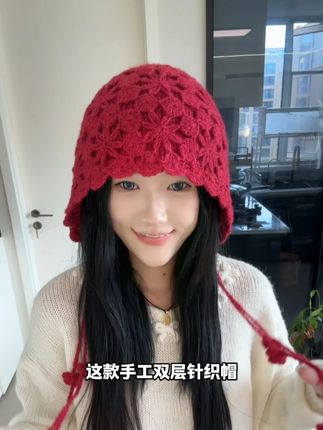 #新款上新#美爆了#少女感#帽子控看过来#这个帽子有点可爱呀