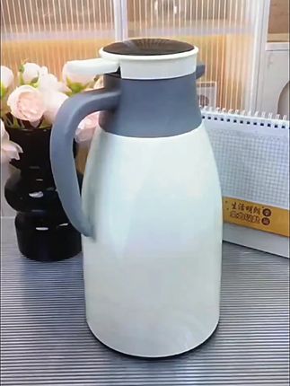 保温水壶家用玻璃内胆便携按压式热水瓶外壳加厚学生宿舍保温暖瓶#保温水壶 #玻璃内胆 #便携热水瓶 #学生宿舍 #家用暖瓶