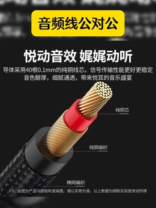 绿联6.5mm音频线公对公降噪电箱音响连接线调音台功放木贝斯吉他 #分线方法 #驱鸟技巧 #多层组装衣架 #甲醛治理方法 #音频线公对公