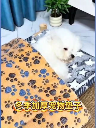 宠物睡觉保暖垫!秋冬双面加厚,猫狗窝笼通用垫子