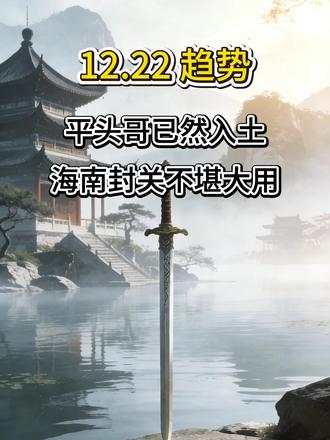 平头哥已然入土 海南封关不堪大用 #平潭发展 #中国中免 #海南板块