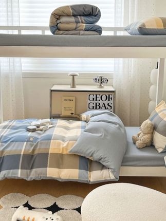 南纺印象宿舍12件套学生六件套大礼包记忆棉床垫全棉三件套子母被#学生六件套  #学生六件套拎包入住  #学生六件套实惠又好用  #学生六件套大礼包  #学生六件套推荐