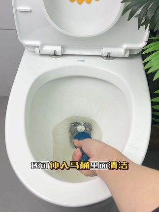 这个无死角的马桶刷可太好用了,直接可以钩住缝隙,像马桶排水口丽里头位置都能刷干净#马桶刷 #卫生间好物